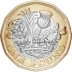 Image of the reverse of a 2016 design British pound coin